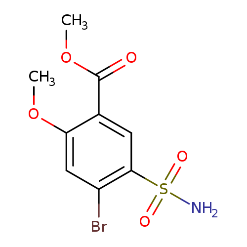 methyl 4-bromo-2-methoxy-5-sulfamoylbenzoate