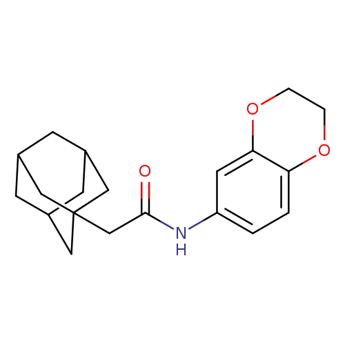 2-(1-Adamantyl)-N-(2,3-dihydro-1,4-benzodioxin-6-yl)acetamide