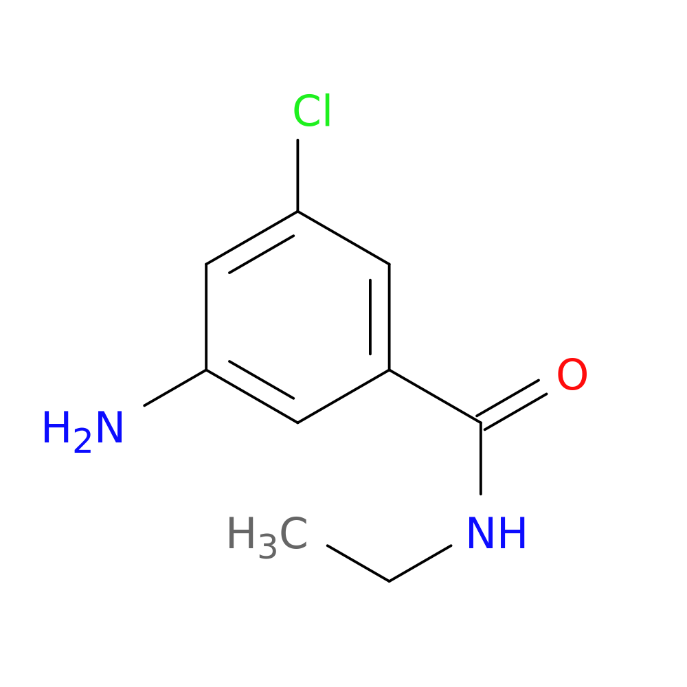 3-amino-5-chloro-N-ethylbenzamide