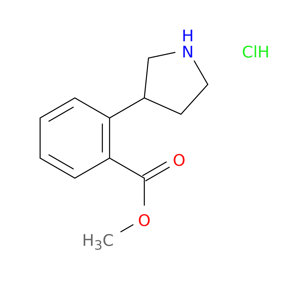methyl 2-(pyrrolidin-3-yl)benzoate hydrochloride