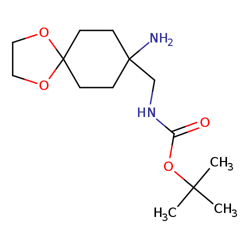 tert-butylN-({8-amino-1,4-dioxaspiro[4.5]decan-8-yl}methyl)carbamate