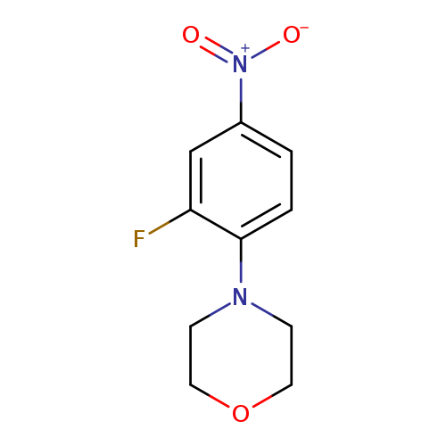 Morpholine, 4-​(2-​fluoro-​4-​nitrophenyl)​-