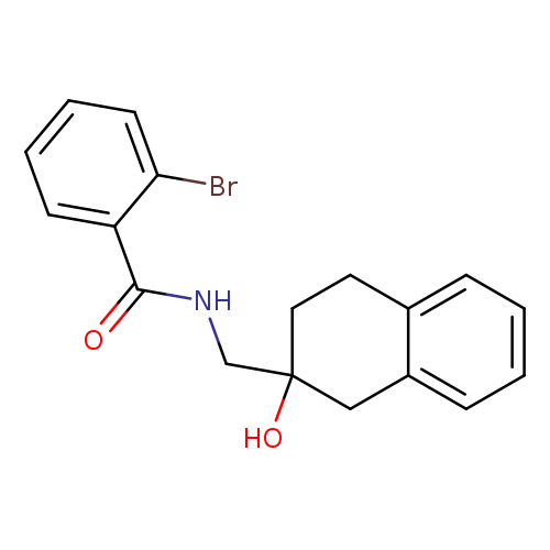 2-bromo-N-[(2-hydroxy-1,2,3,4-tetrahydronaphthalen-2-yl)methyl]benzamide