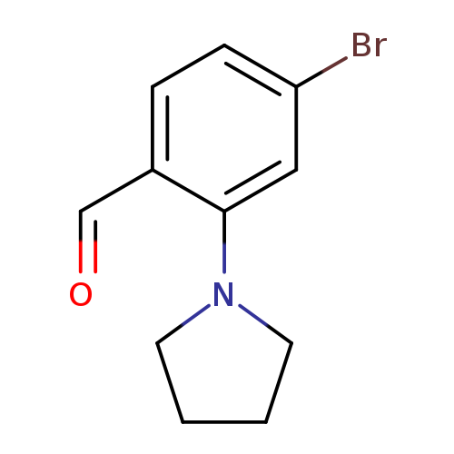 4-Bromo-2-pyrrolidinobenzaldehyde
