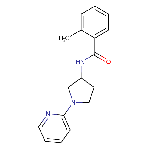 2-methyl-N-[1-(pyridin-2-yl)pyrrolidin-3-yl]benzamide
