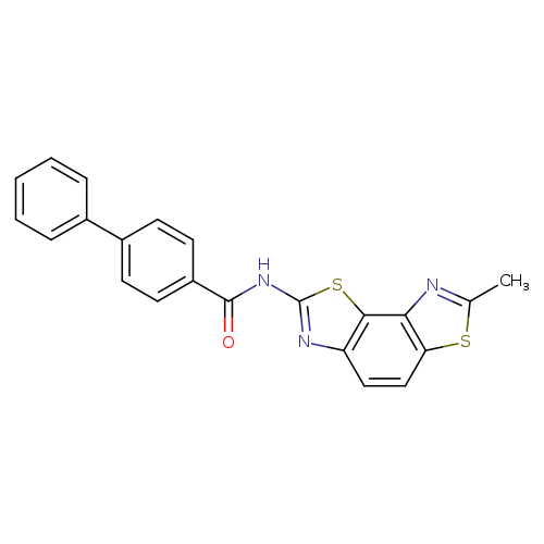 N-{11-methyl-3,10-dithia-5,12-diazatricyclo[7.3.0.0^{2,6}]dodeca-1(9),2(6),4,7,11-pentaen-4-yl}-[1,1'-biphenyl]-4-carboxamide