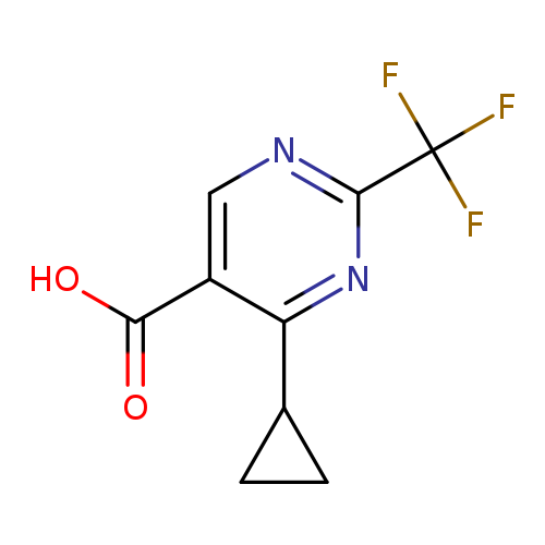 4-Cyclopropyl-2-(trifluoromethyl)pyrimidine-5-carboxylic acid