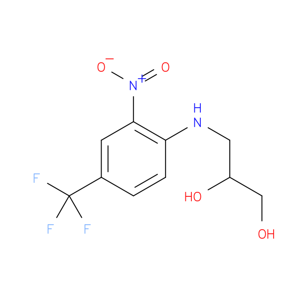 3-((2-Nitro-4-(trifluoromethyl)-phenyl)amino)propane-1,2-diol