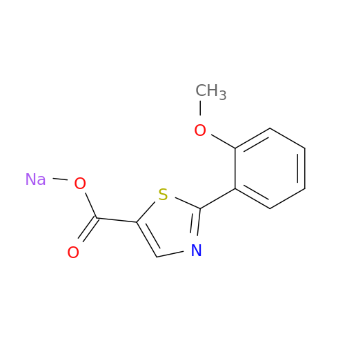 Sodium 2-(2-methoxyphenyl)-1,3-thiazole-5-carboxylate