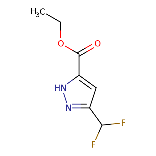 Ethyl 3-(difluoromethyl)-1H-pyrazole-5-carboxylate