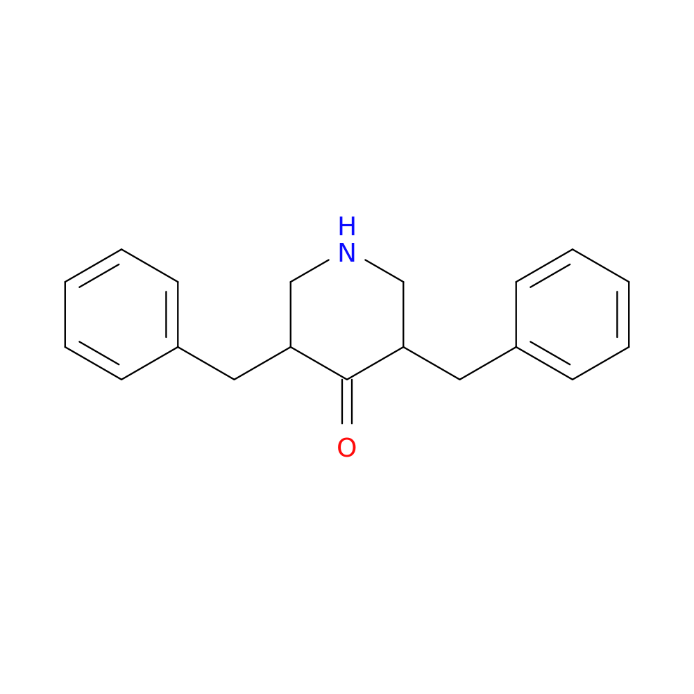 3,5-dibenzylpiperidin-4-one