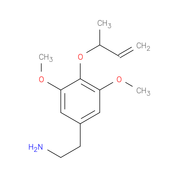 2-[4-(but-3-en-2-yloxy)-3,5-dimethoxyphenyl]ethan-1-amine