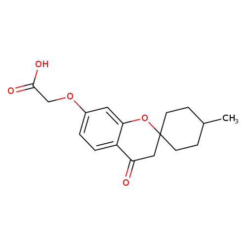 2-{4'-methyl-4-oxo-3,4-dihydrospiro[1-benzopyran-2,1'-cyclohexane]-7-yloxy}acetic acid
