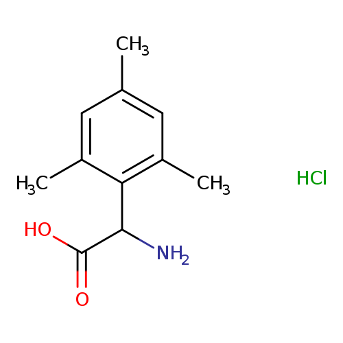 2-amino-2-(2,4,6-trimethylphenyl)acetic acid hydrochloride