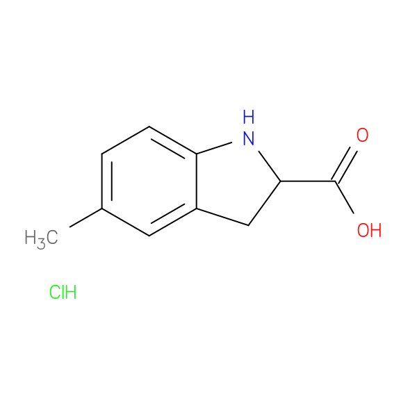 5-methyl-2-indolinecarboxylic acid hydrochloride