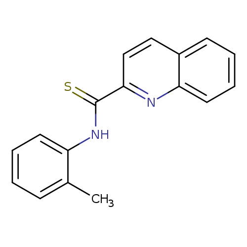 N-(2-methylphenyl)quinoline-2-carbothioamide