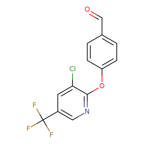 4-([3-Chloro-5-(trifluoromethyl)-2-pyridinyl]oxy)benzenecarbaldehyde
