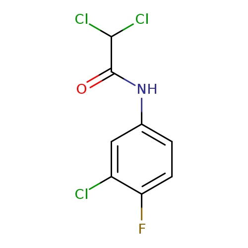 2,2-dichloro-N-(3-chloro-4-fluorophenyl)acetamide