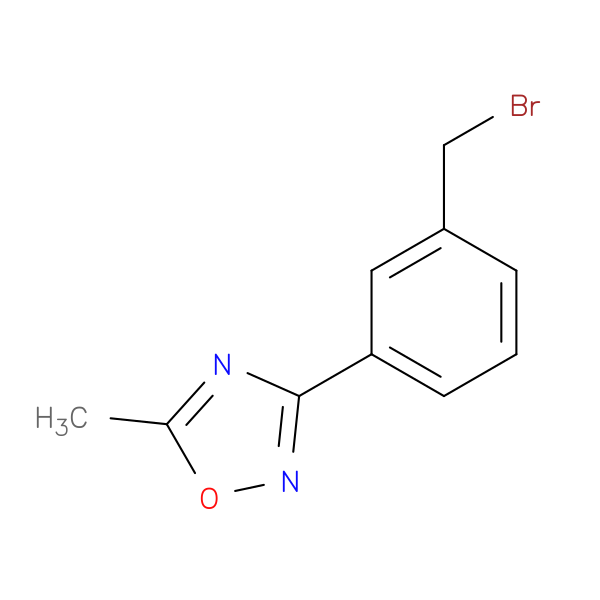 3-[3-(BROMOMETHYL)PHENYL]-5-METHYL-1,2,4-OXADIAZOLE