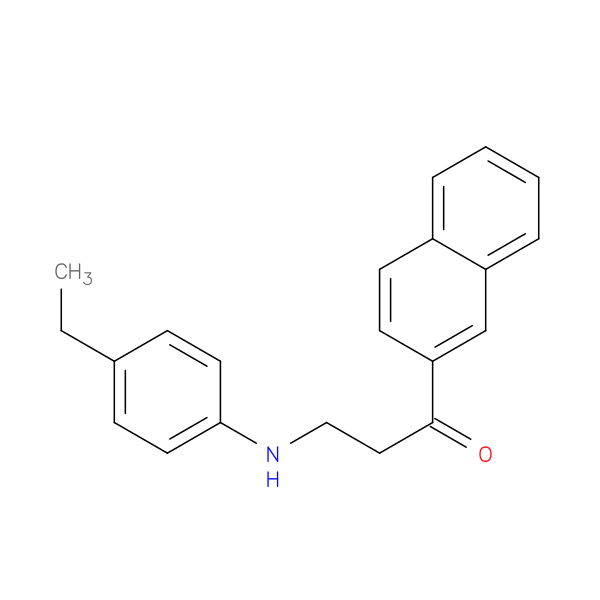 3-((4-Ethylphenyl)amino)-1-(naphthalen-2-yl)propan-1-one