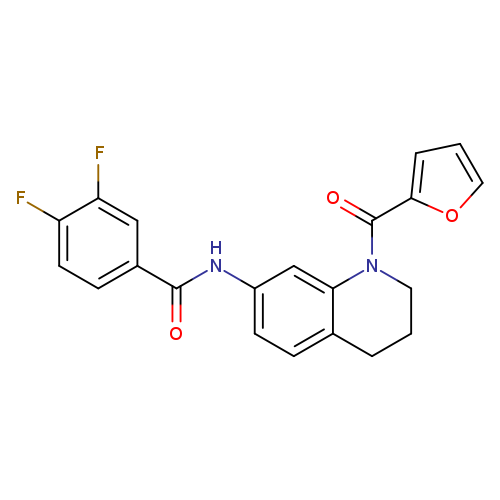 3,4-difluoro-N-[1-(furan-2-carbonyl)-1,2,3,4-tetrahydroquinolin-7-yl]benzamide