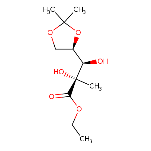 D-Arabinonic acid, 2-C-methyl-4,5-O-(1-methylethylidene)-, ethyl ester