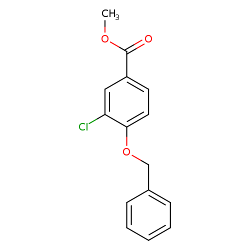 Benzoic acid, 3-chloro-4-(phenylmethoxy)-, methyl ester