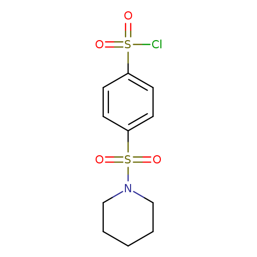 4-(piperidine-1-sulfonyl)benzene-1-sulfonyl chloride
