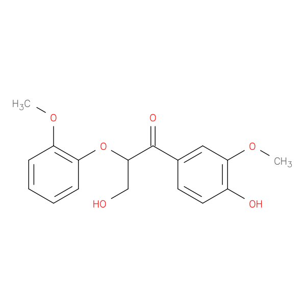 3-hydroxy-1-(4-hydroxy-3-methoxyphenyl)-2-(2-methoxyphenoxy)propan-1-one