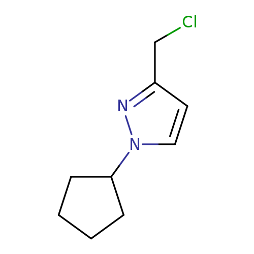 3-(Chloromethyl)-1-cyclopentyl-1H-pyrazole
