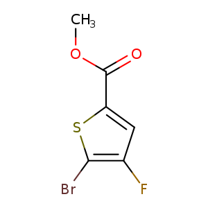 2-Thiophenecarboxylic acid, 5-bromo-4-fluoro-, methyl ester