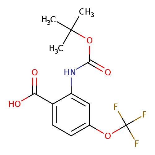 2-((tert-Butoxycarbonyl)amino)-4-(trifluoromethoxy)benzoic acid