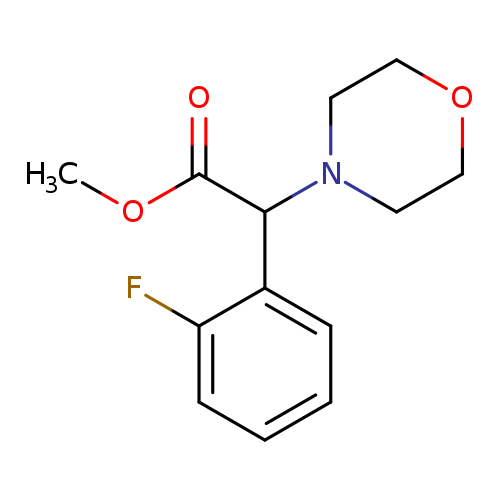 Methyl 2-(2-fluorophenyl)-2-morpholinoacetate