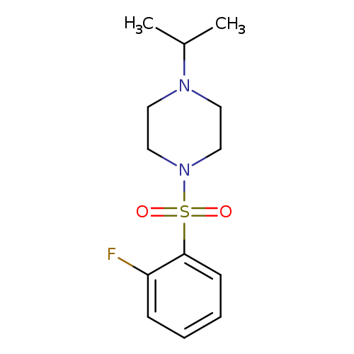 1-(2-fluorobenzenesulfonyl)-4-(propan-2-yl)piperazine