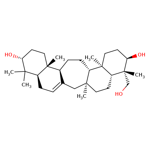 1H-Cyclohepta[1,2-a:5,4-a']dinaphthalene-3,11-diol, 2,3,4,4a,5,6,6a,7,9,9a,10,11,12,13,13a,13b,14,15,15a,15b-eicosahydro-4-(hydroxymethyl)-4,6a,10,10,13a,15b-hexamethyl-, (3R,4S,4aR,6aS,9aR,11R,13aR,13bS,15aS,15bR)-