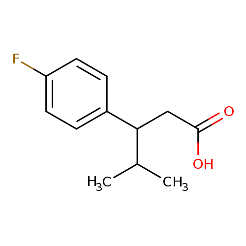 3-(4-fluorophenyl)-4-methylpentanoic acid