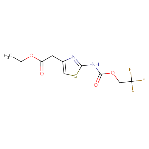 ethyl 2-(2-{[(2,2,2-trifluoroethoxy)carbonyl]amino}-1,3-thiazol-4-yl)acetate