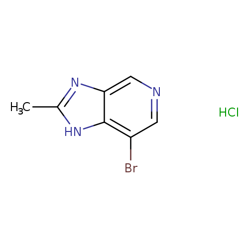 7-bromo-2-methyl-1H-imidazo[4,5-c]pyridinehydrochloride