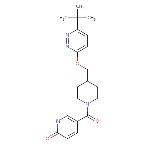 5-(4-{[(6-tert-butylpyridazin-3-yl)oxy]methyl}piperidine-1-carbonyl)-1,2-dihydropyridin-2-one