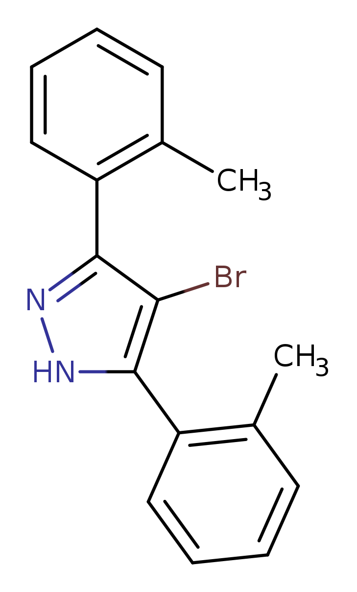4-Bromo-3,5-di-o-tolyl-1H-pyrazole