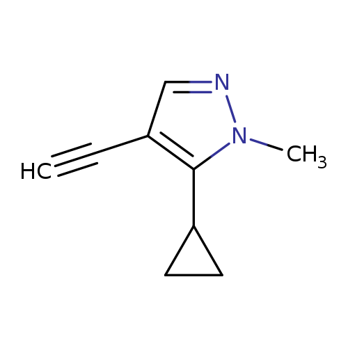 5-CYCLOPROPYL-4-ETHYNYL-1-METHYL-1H-PYRAZOLE