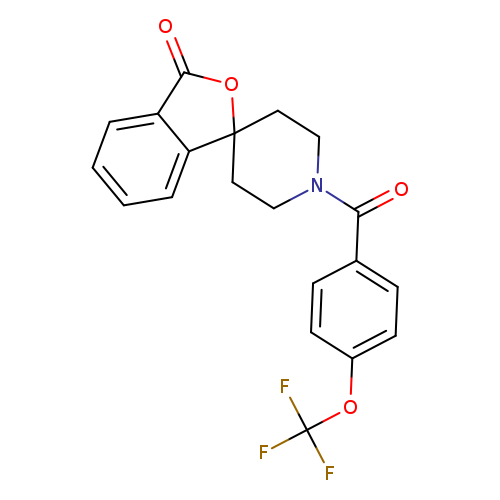 1'-[4-(trifluoromethoxy)benzoyl]-3H-spiro[2-benzofuran-1,4'-piperidine]-3-one