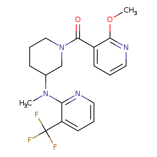 N-[1-(2-methoxypyridine-3-carbonyl)piperidin-3-yl]-N-methyl-3-(trifluoromethyl)pyridin-2-amine