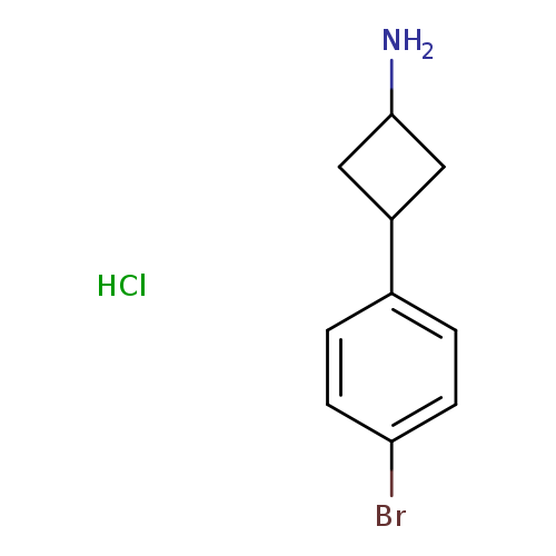 3-(4-bromophenyl)cyclobutan-1-amine hydrochloride
