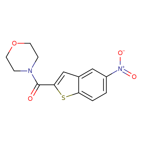 Morpholine, 4-[(5-nitrobenzo[b]thien-2-yl)carbonyl]-