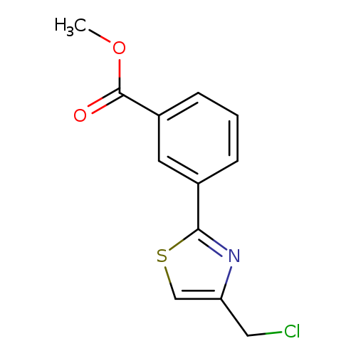 methyl 3-[4-(chloromethyl)-1,3-thiazol-2-yl]benzoate