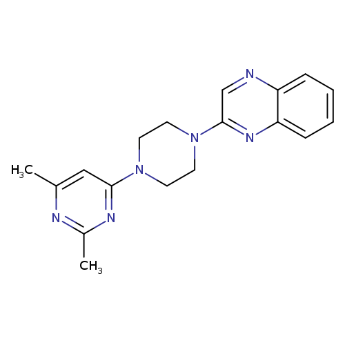 2-[4-(2,6-dimethylpyrimidin-4-yl)piperazin-1-yl]quinoxaline