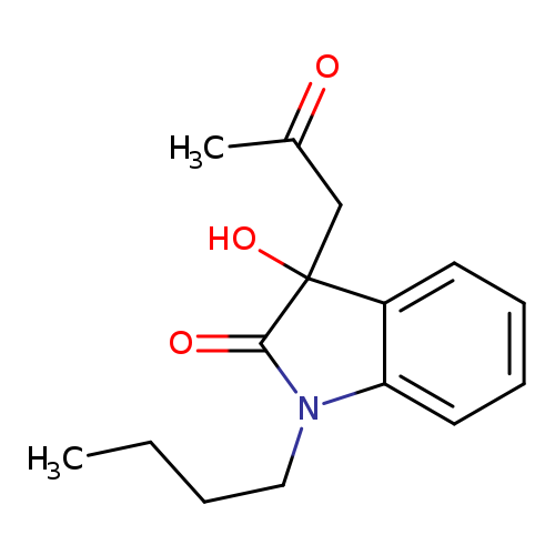 1-butyl-3-hydroxy-3-(2-oxopropyl)-1,3-dihydro-2H-indol-2-one