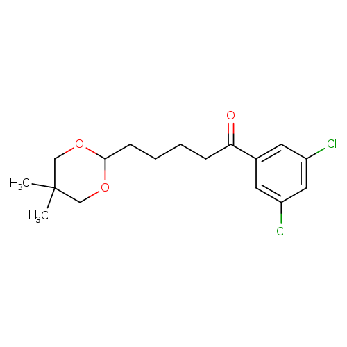 3',5'-Dichloro-5-(5,5-dimethyl-1,3-dioxan-2-yl)valerophenone
