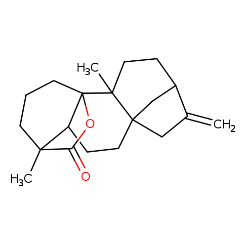 (4R)-10-Hydroxy-9α-methyl-20-norkaur-16-en-18-oic acid 18,10-lactone